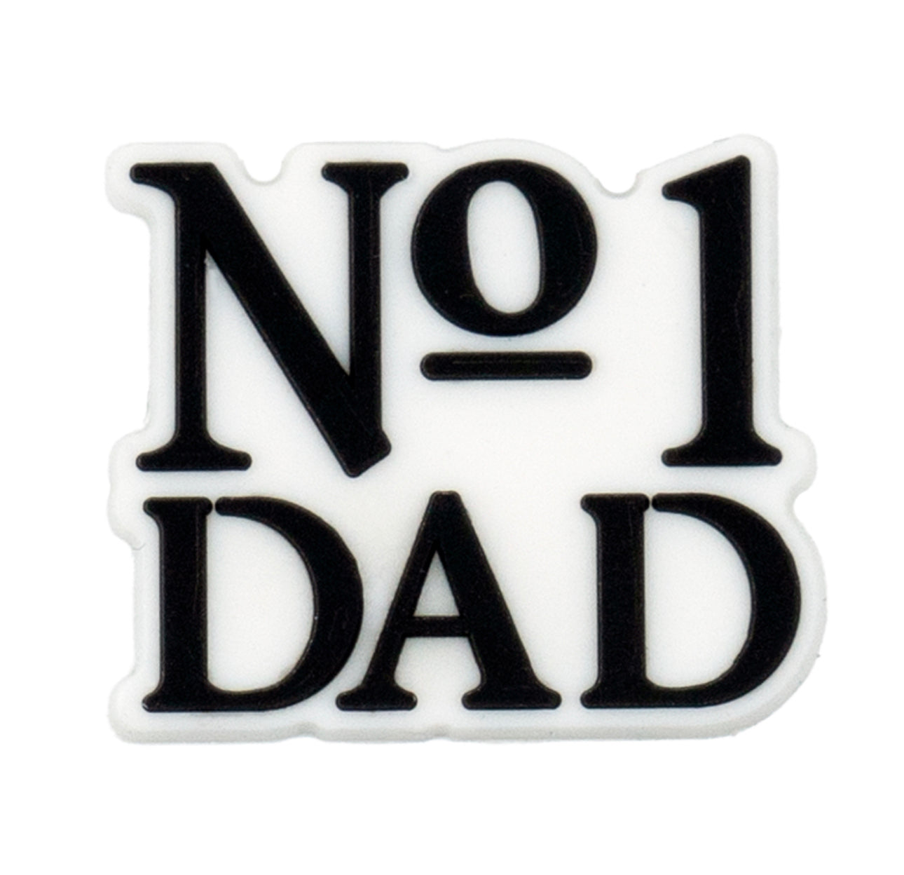 No 1 Dad croc charm