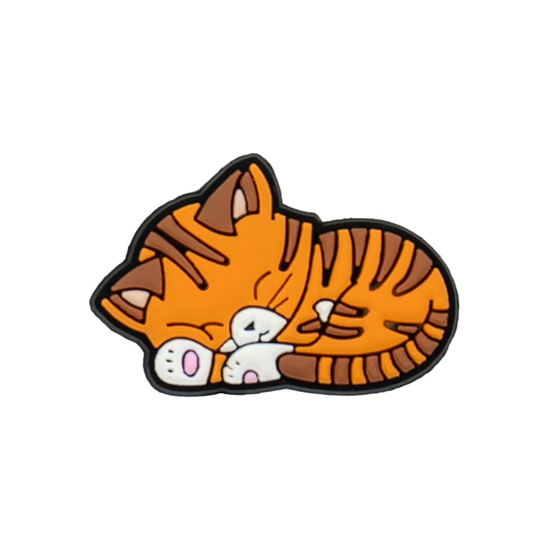 Sleeping Ginger Kitten