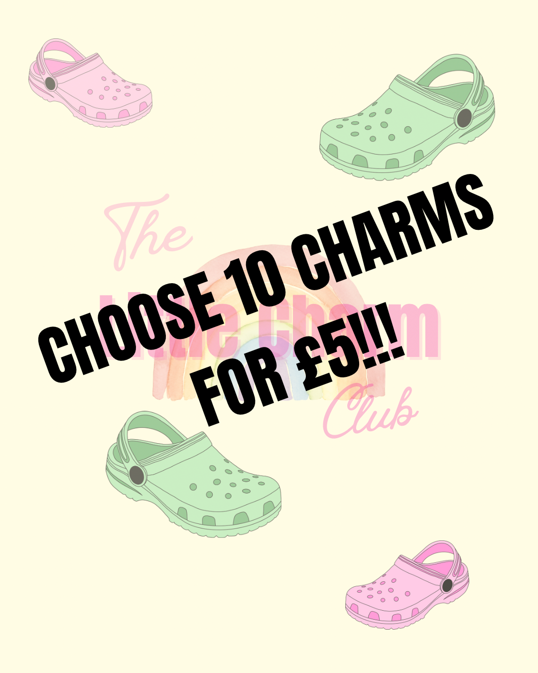 CHOOSE 10 CHARMS
