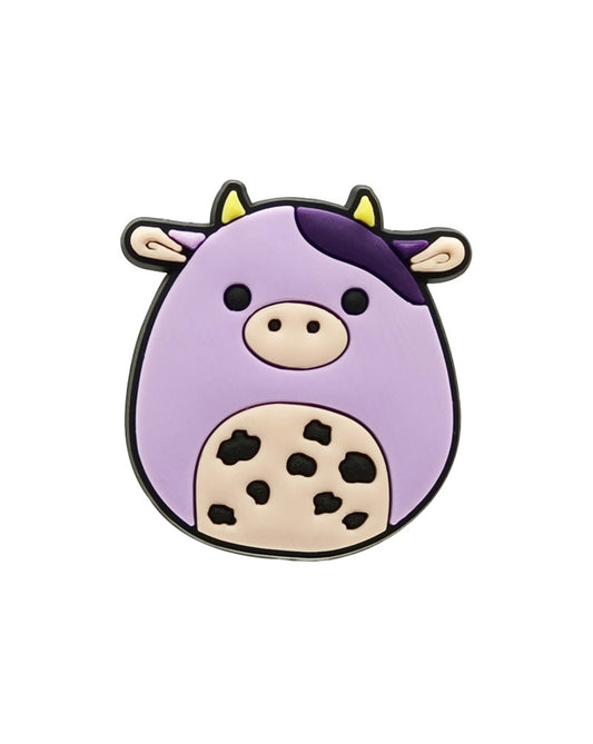 Purple Cow Squishmallow Shoe Charm