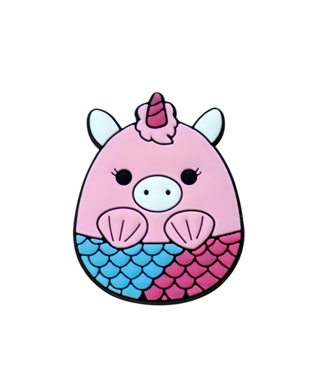 Unicorn Mermaid Squishmallow Shoe Charm