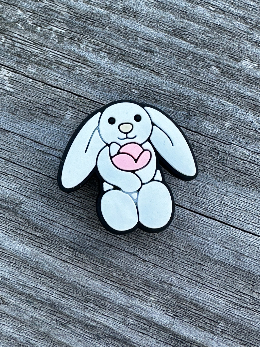 White Bunny With Flower