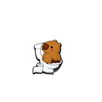 Capybara On Toilet