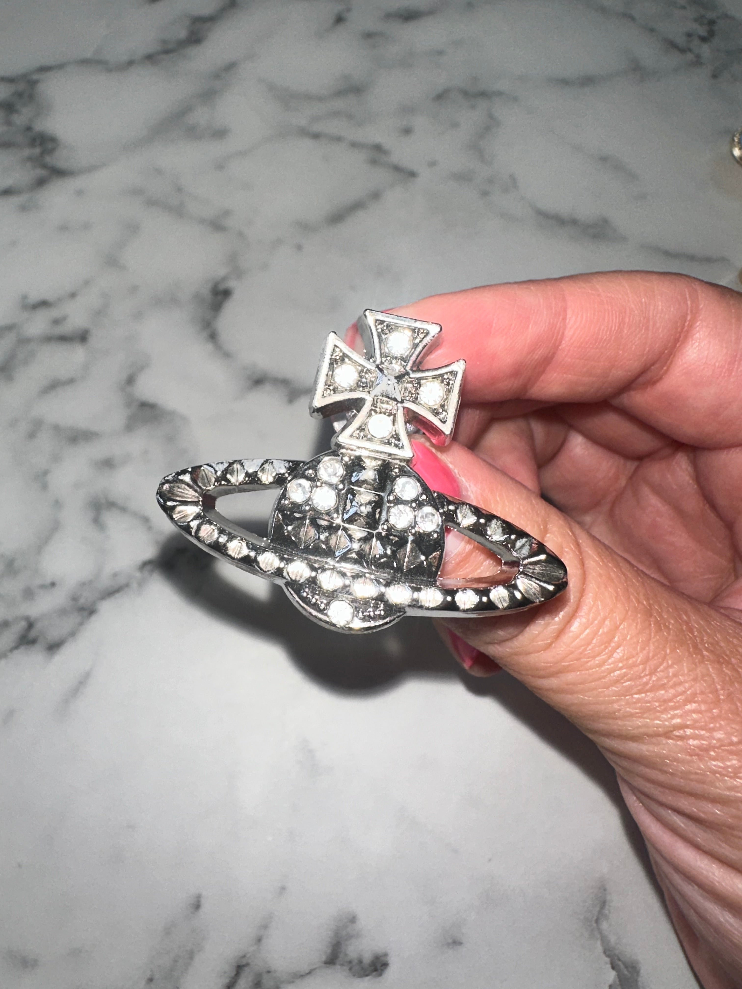 Silver Viv Shoe Charm