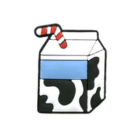 Milk Carton Shoe Charm