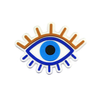 Gold & Blue Evil Eye