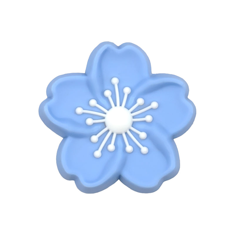 Blue and White Hibiscus