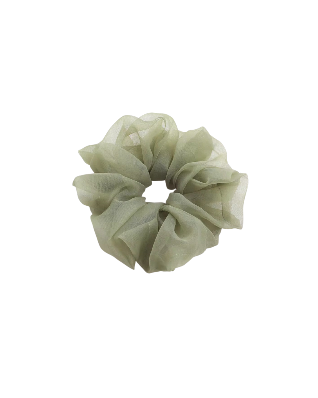 XL Organza Scrunchie – Sage Green