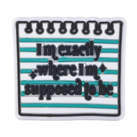 ‘I’M EXACTLY WHERE I AM SUPPOSED TO BE ‘