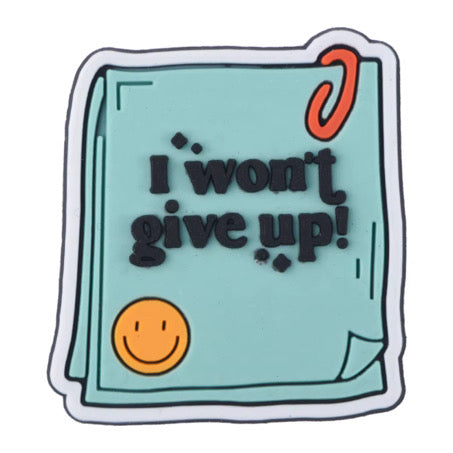 ‘I WONT GIVE UP’