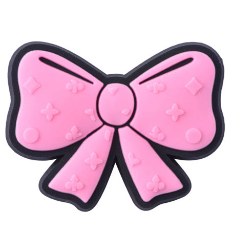 Pink Patterned Bow