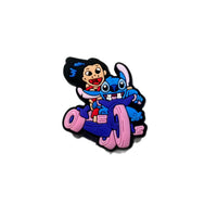 Blue Alien and Lilo Bike
