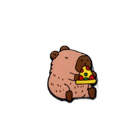 Capybara Eating Pizza