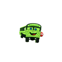 Green School Bus Charm